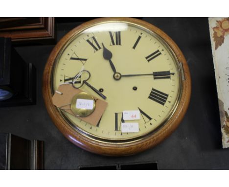 Victorian oval clock (repainted dial)