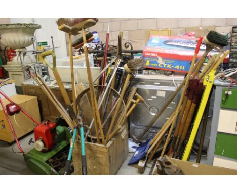 Various garden tools