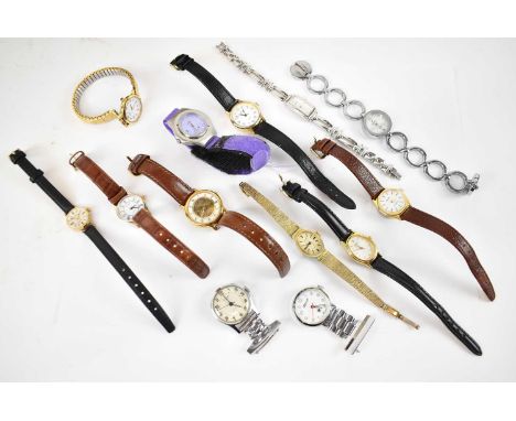 A group of lady's and gentleman's wrist watches, to include Seiko, Rotary, Avia and Seconda.
