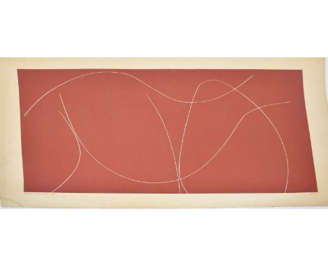 † PAUL MOUNT (1922-2009); lithograph, untitled, signed in pencil and dated '84 lower left, numbered 7/10 lower right, image 4
