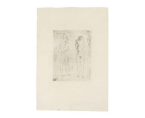 Pablo Picasso (Spanish, 1881-1973)La Toilette de la Mère, from La Suite des Saltimbanques (Bloch 13; Baer 15) Etching and dry