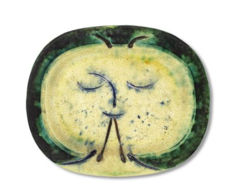 Pablo Picasso (Spanish, 1881-1973)Joueur de diaule (Ramié 1) stamped and numbered 'Edition Picasso/Madoura Plein Feu/I 108/ 1