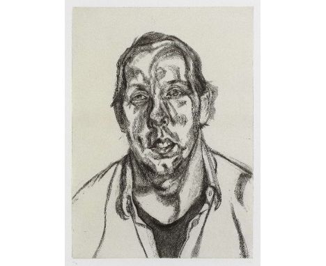 Lucian Freud (British, 1922-2011)David Dawson (Hartley 56; Figura 78) Etching, 1998, on Somerset wove paper, signed with the 