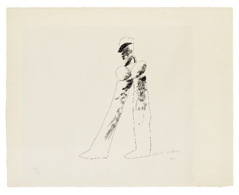 David Hockney R.A. (British, born 1937)Man (Mirko 20) Lithograph, 1964, on BFK Rives wove paper, signed and numbered 50/60 in