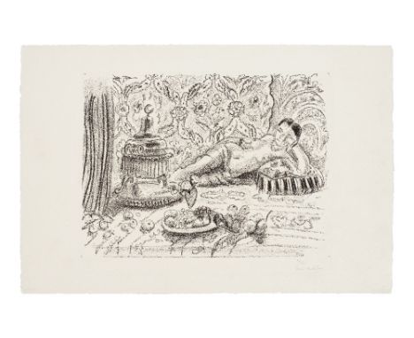 Henri Matisse (French, 1869-1954)Odalisque, Brasero et Coupe de Fruits (Duthuit 504) Lithograph, 1929, on Arches wove paper, 