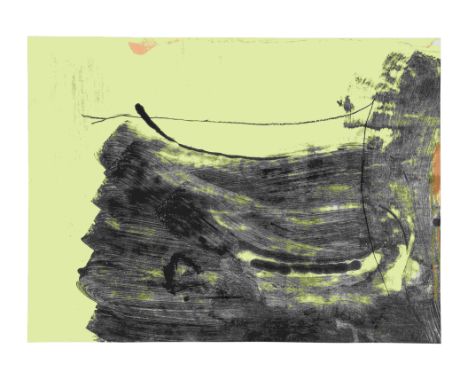 Helen Frankenthaler (American, 1928-2011)Ochre Dust (Harrison 133) Aquatint and lithograph in colours, 1987, on wove paper, s