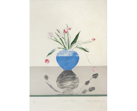 David Hockney R.A. (British, born 1937)Pretty Tulips (Scottish Arts Council 115) Lithograph in colours, 1969, on wove paper, 