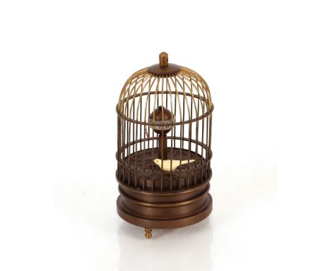 A bird cage style clock