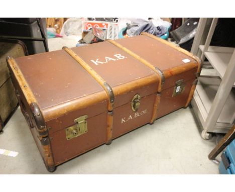 Vintage steamer trunk