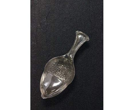 Silver 925 acorn shaped caddy spoon