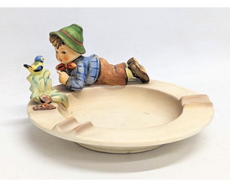 An M. I. Hummel West German pottery ashtray. 15.5cm 