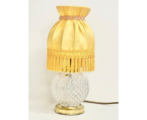 A Tyrone Crystal lamp. 41cm 