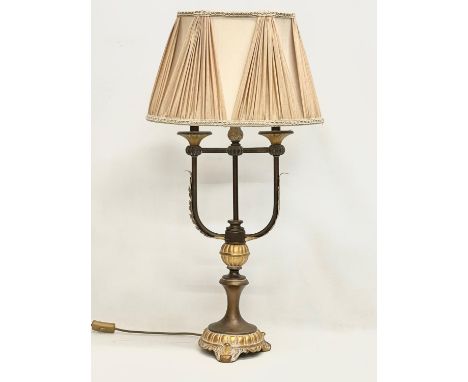 A large ornate table lamp. 83cm. 