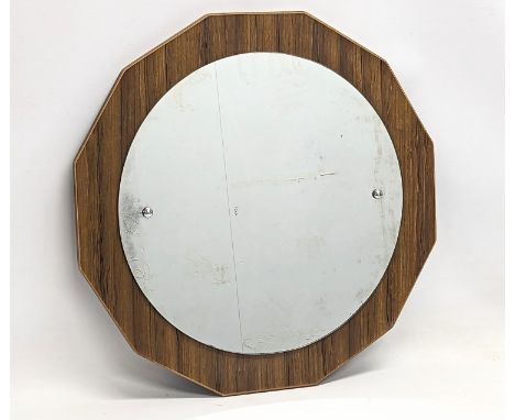 A Mid Century mirror. 50.5cm 