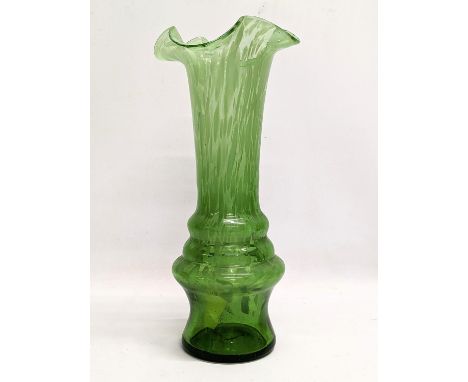A tall 1960s Murano Art Glass vase. 34.5cm 