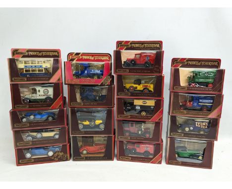 A quantity of Matchbox model cars, "Models of Yesteryear." 