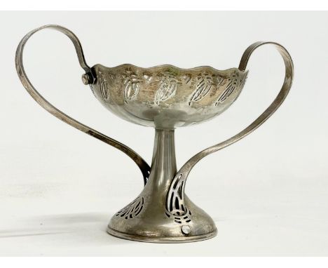 An Art Nouveau WMF silver plated bowl. 25x15.5cm 