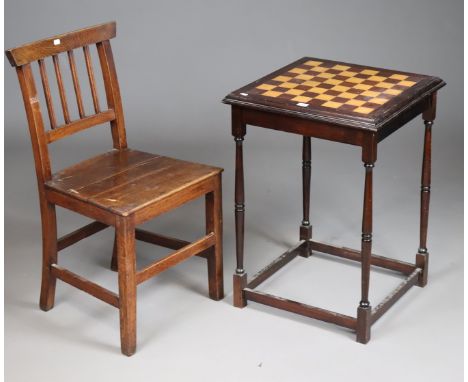 A 19th century mahogany side table with rounded front corners to the rectangular top, 121cm wide x 71.5cm high x 57cm deep; a