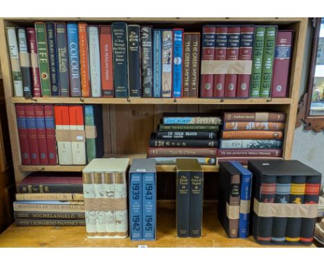 Sixty-three various Folio Society books (please note some slip-cases/spines have suffered damage due to tape being removed - 