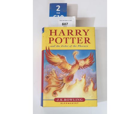 A first edition Harry Potter and the Order of the Phoenix hard back copy Condition Report:Available upon request