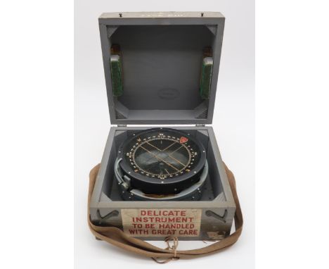 MILITARY TYPE P 10 COMPASS in original box, 14 NOV 1944 Condition Report:Available upon request