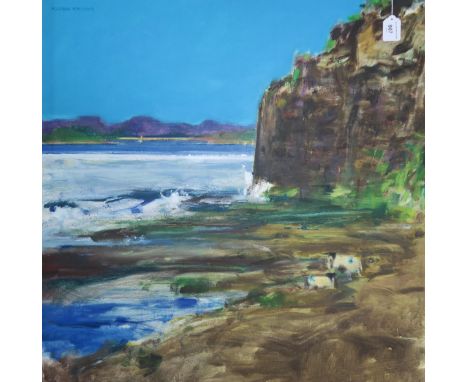 NORMAN KIRKHAM RGI (SCOTTISH 1936-2021) SEASCAPE Oil on canvas, signed upper left, 76 x 76cm&nbsp; Condition Report:Available