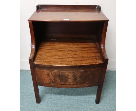A late Victorian mahogany commode Condition Report:Available upon request