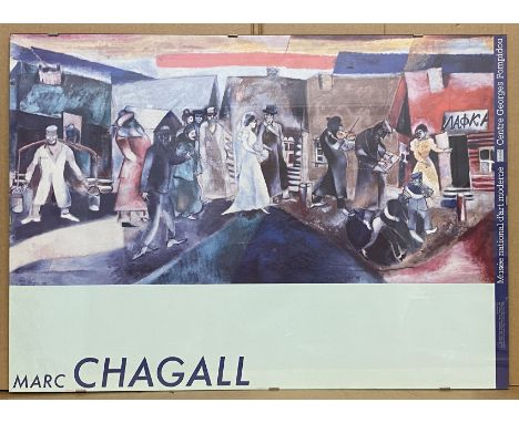 MARC CHAGALL POSTER GLASS A/F 