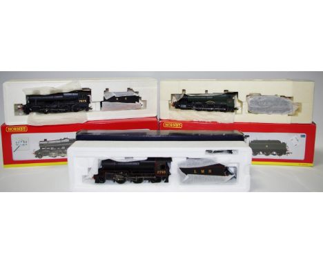 Bachmann Branchline 32-178.OW Crab 2-6-0 Mogul 2715 &amp; tender in LMS lined black, boxed; Hornby (China) Pre-nationalisatio