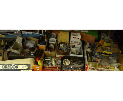 Tools - large quantity of locks, padlocks, screws, bolts, planes, saws, etc, quantity