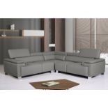 Camuto Corner Sofa-RRP£2499.99-ER47(OS)-Crafted from genuine leather, this sofa combines luxurious
