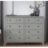 8 Drawer 152.4 W Double Dresser-ER28AIR-RR-RRP£549.99-Starting with classic shaker-style drawer
