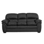 Sarno 3 Seater Sofa-ER47(OS)-RRP£849.99-This Sarno 3 Seater Sofa is a luxurious bonded leather