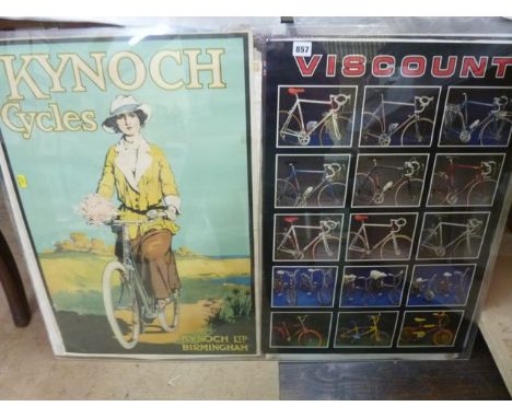 An extensive collection of posters mainly relating to cycling subjects including example after Fernand Leger, Art Nouveau sty