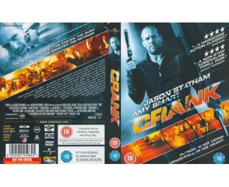 Jason Statham signed Crank DVD sleeve Disc not included. Good condition. All autographs come with a Certificate of Authentici