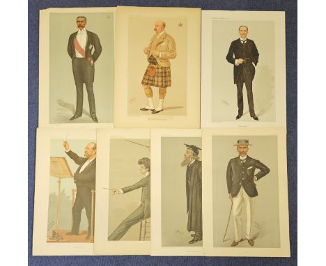 7 Vanity Fair Prints Collection. Titled:- Khartoum. Subject Lord Kitchener of Khartoum GCB KCMG. Dated 23/2/1899. The Queens 