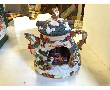 A Christmas musical Teapot.