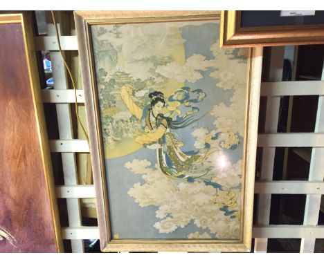 A Japanese print.