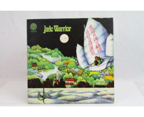 Jade Warrior 1971 self titled vinyl LP on Vertigo label (6360 033), Vertigo swirl label and inner sleeve. Vinyl condition is 