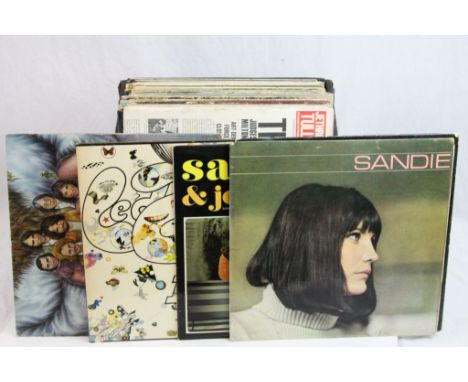 Vinyl - Good collection of over 40 Rock LPs to include Led Zeppelin, Deep Purple, The Beatles, Rolling Stones, Jimi Hendrix, 