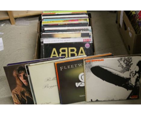 Vinyl - Collection of approx 80 LP's spanning genres and decades to include Led Zeppelin, John Mayall, Queen, The Rolling Sto