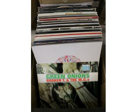 Vinyl - Around 50 Rock and Pop LPs to include Rolling Stones, Small Faces, Whitesnake, Moody Blues etc, condition varies