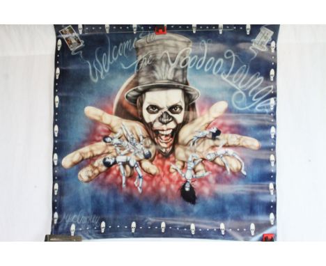 Music Autographs - The Rolling Stones Voodoo Lounge 1995 poster signed by Mick Jagger, Ronnie Wood, Keith Richards and Charli