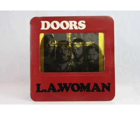 Vinyl - The Doors LA Woman K42090 on Butterfly labels, vinyl vg with non feelable mark across tracks 1, 2 &amp; 3 on side 2, 