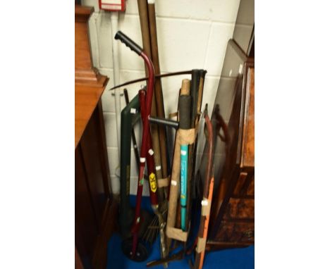 A large selection of garden tools etc