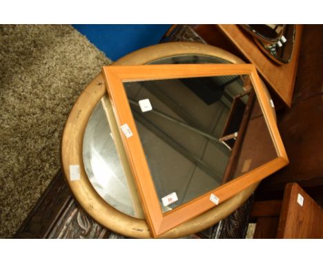 Two vintage mirrors