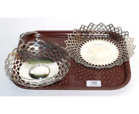 An Edward VII silver bowl and a George V example, the first by T. &amp; J. Zimmerman, Birmingham, 1908, the second by S. Blan