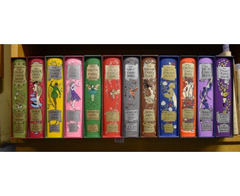 FOLIO SOCIETY:&nbsp;Andrew Laing Fairy Books: a full set of twelve, all VG plus in original slipcases. (12) 