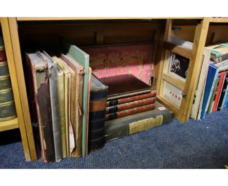 (HP) MISCELLANEOUS BOOKS:&nbsp;a small quantity, mainly large format 19thc illustrated and reference, to include 'Bacon's Pop
