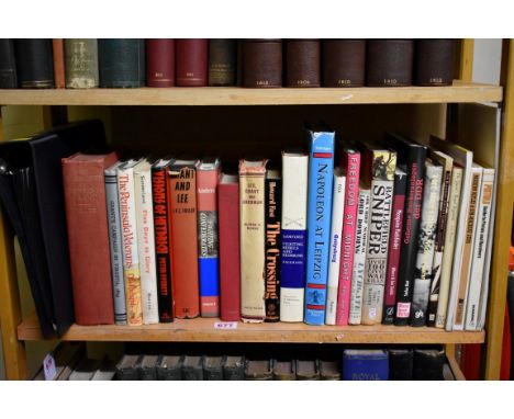 MILITARY:&nbsp;collection of 25 vols, mainly modern military reference and related, some on the American civil war; together 